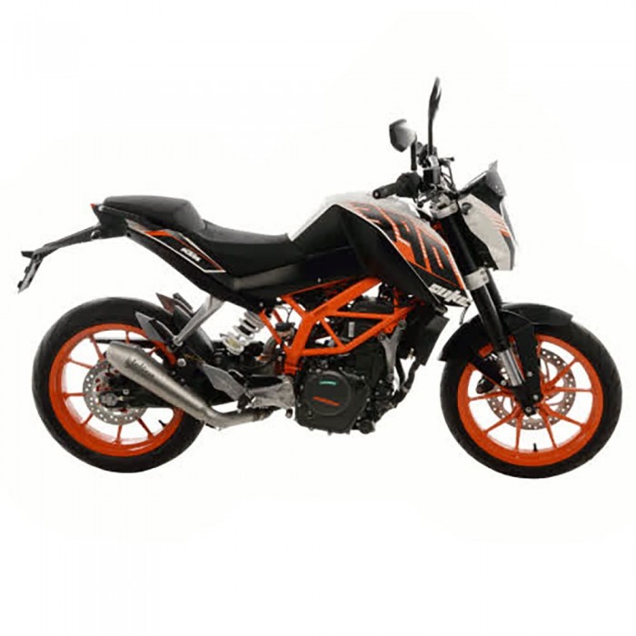 [해외]LEOVINCE SBK GP Style KTM Duke 390 16 Ref:14166 비승인 오토바이 머플러 9139804908 Silver