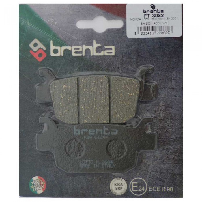 [해외]BRENTA MOTO 후방 유기 브레이크 패드 3082 9139881357 Black / Silver