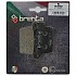 [해외]BRENTA MOTO 3125 유기농 리어 브레이크 패드 9139881396 Black / Silver