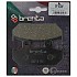 [해외]BRENTA MOTO 3143 유기농 리어 브레이크 패드 9139881412 Black / Silver