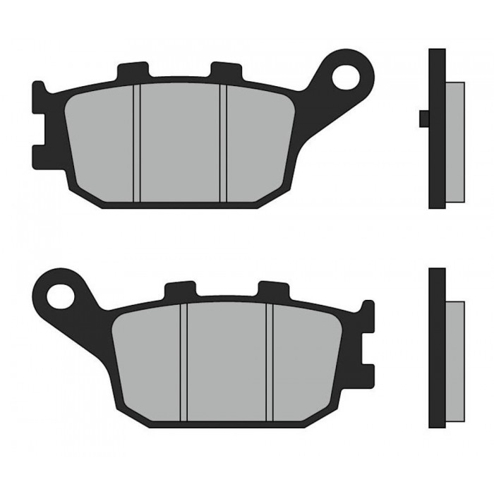 [해외]BRENTA MOTO 후방 유기 브레이크 패드 3251 9139881471 Black / Silver