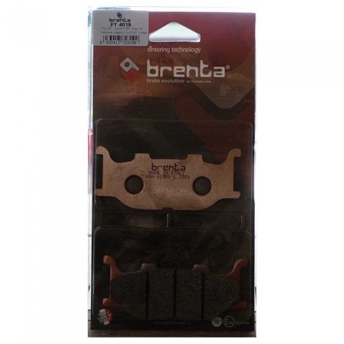 [해외]BRENTA MOTO 4019 소결 브레이크 패드 9139881477 Black / Silver