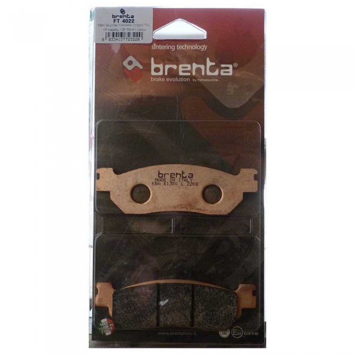 [해외]BRENTA MOTO 4022 소결 브레이크 패드 9139881480 Black / Silver