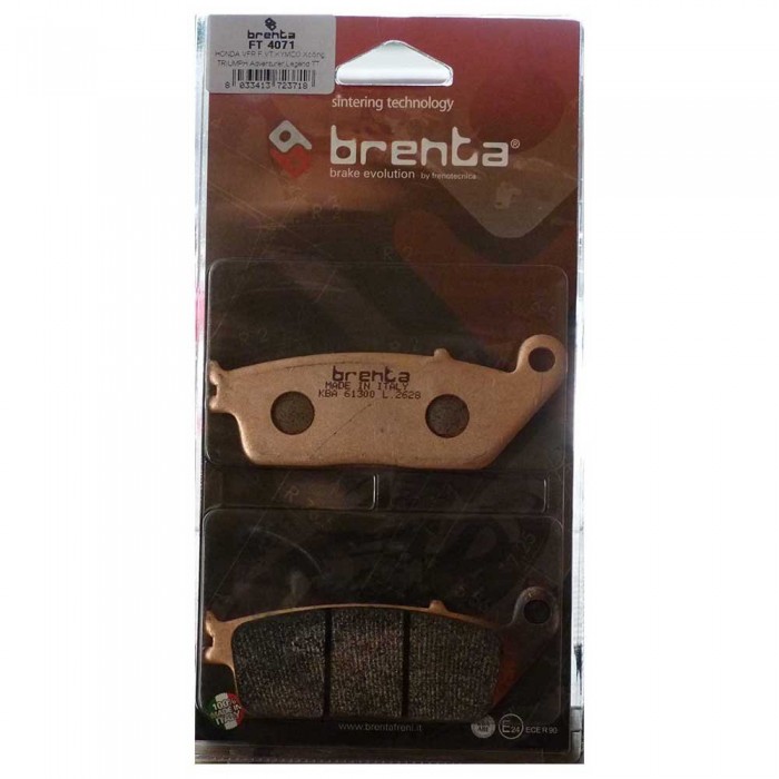 [해외]BRENTA MOTO 4072 소결 브레이크 패드 9139881515 Black / Silver