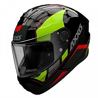 [해외]AXXIS 풀페이스 헬멧 FF112C Draked S WIND B3 9139998247 Fluo Yellow