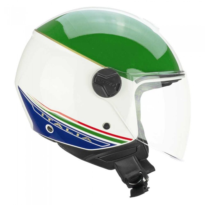 [해외]CGM 167I Flo Italia Long 오픈 페이스 헬멧 9140018760 White / Green / Red