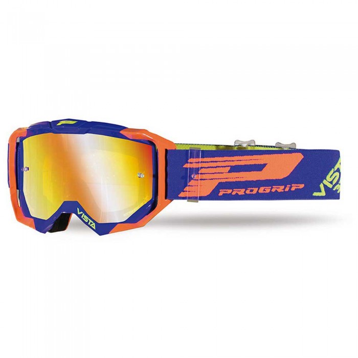 [해외]PROGRIP 3303-272 FL 오프로드 고글 9140008178 Blue / Orange Fluo