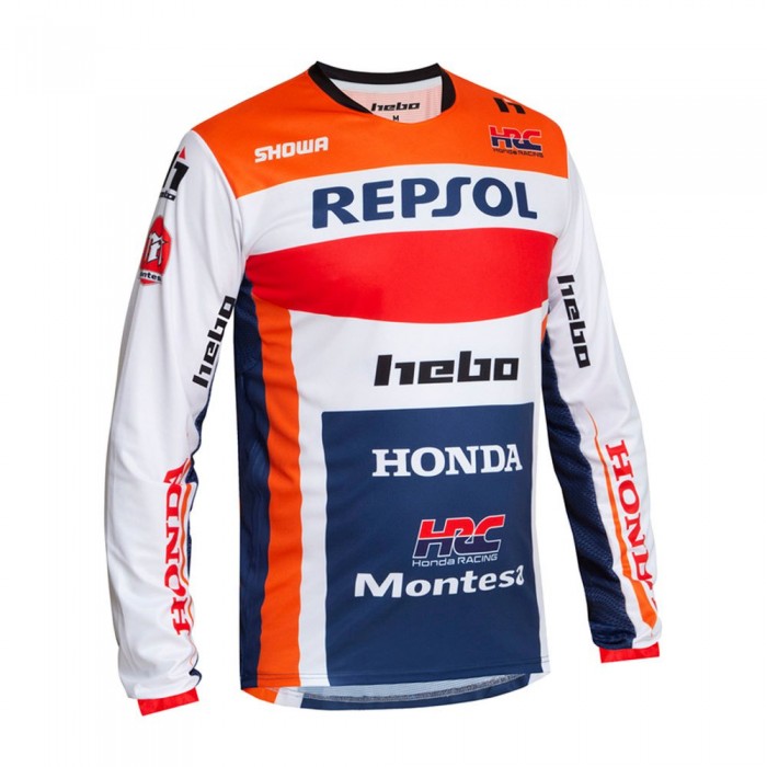 [해외]HEBO Montesa 테크 팀 반팔 티셔츠 9139963550 Orange