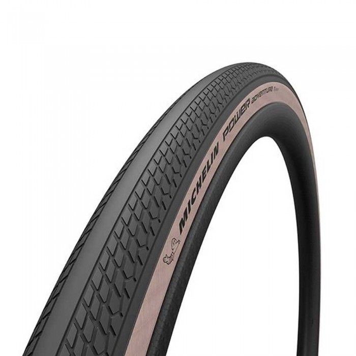 [해외]미쉐린 파워 Adventure Competititon Line Tubeless 28´´-700 x 42 자갈 타이어 1139868722 Black / Light Brown