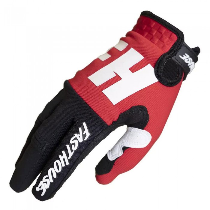 [해외]FASTHOUSE Speedstyle Remnant 장갑 1139983410 Red / Black