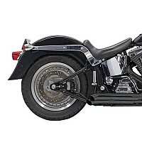 [해외]BASSANI XHAUST 프로 Street Turn Out Harley Davidson Ref:1S24DB 전체 라인 시스템 9140049189 Black