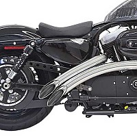 [해외]BASSANI XHAUST Radial Sweeper Harley Davidson Ref:1X2FC 전체 라인 시스템 9140049201 Chorme