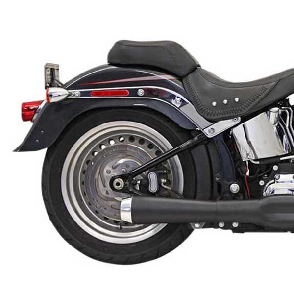 [해외]BASSANI XHAUST Road Rage 2-1 Harley Davidson Ref:12122J 비인증된 완전 배기 시스템 9140049221 Black