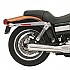 [해외]BASSANI XHAUST Road Rage 2-1 Harley Davidson Ref:13112J 비인증된 완전 배기 시스템 9140049223 Chorme