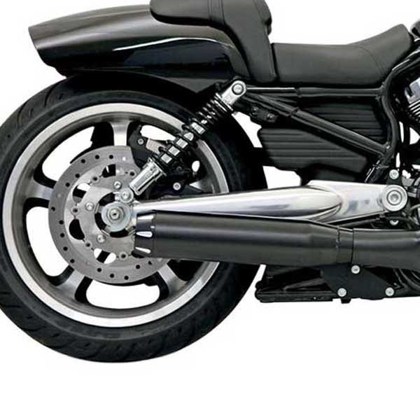 [해외]BASSANI XHAUST Road Rage II B1 파워 2-1 Harley Davidson Ref:1V38RB 비인증된 완전 배기 시스템 9140049256 Black