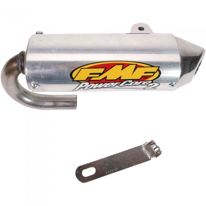 [해외]FMF 파워core 2 Kawasaki Ref:023038 Aluminium 비승인 오토바이 머플러 9140077027 Silver