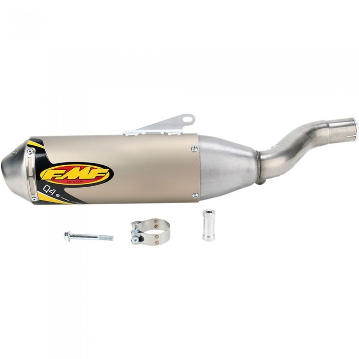 [해외]FMF Q4 Yamaha Ref:044264 Aluminium 비인증 슬립온 머플러 9140077127 Silver