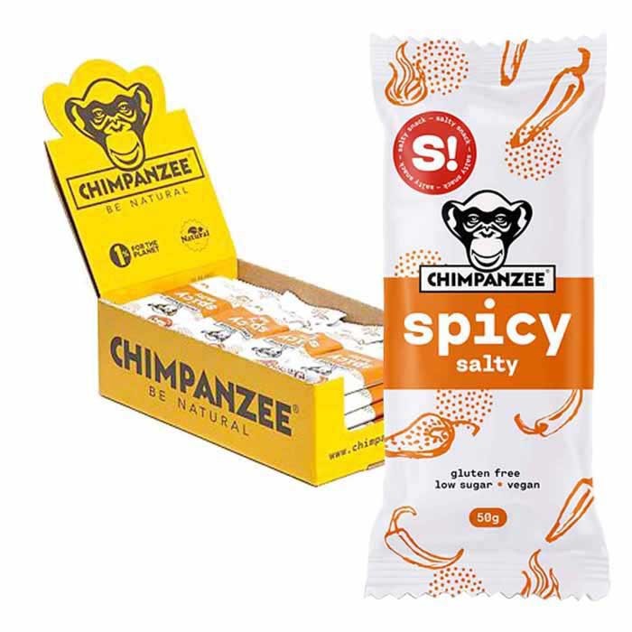 [해외]CHIMPANZEE 매운 에너지 바 Vegan/Free Gluten 50g 20 단위 4139955323 Multicolor