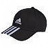 [해외]아디다스 3 Stripes Cotton Twill Baseball 모자 139932421 Black / White