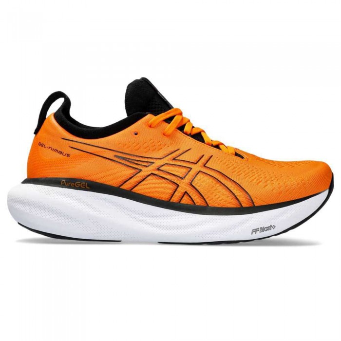 [해외]아식스 Gel-Nimbus 25 러닝화 6140023654 Bright Orange / Black