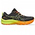 [해외]아식스 Gel-Trabuco 11 트레일 러닝화 6140023665 Black / Neon Lime