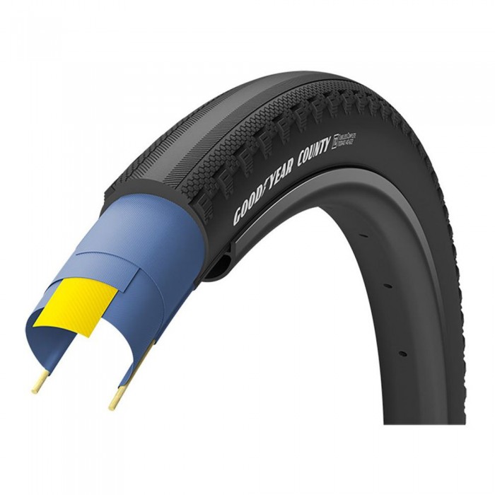 [해외]GOODYEAR County Tubeless 650 x 50 자갈 타이어 1140008035 Black