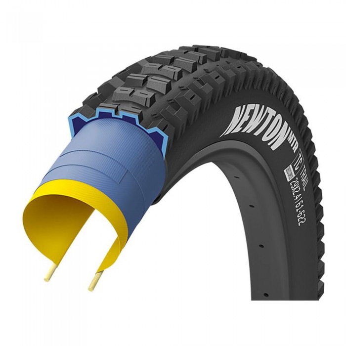 [해외]GOODYEAR Newton MTR 트레일 Tubeless 27.5´´ x 2.60 MTB 타이어 1140008055 Black