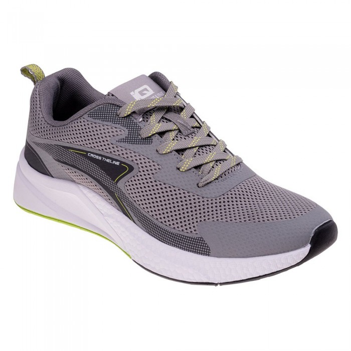 [해외]IQ Greton 하이킹화 4139781420 Mid Grey / Dark Grey / Lime