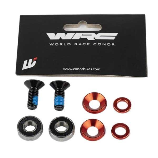 [해외]WRC 추적을 위한 충격 암 예비 부품 키트 2 2 7´5 1139992550 Black / Red