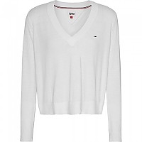 [해외]타미 진 브이넥 스웨터 Essential V 140090239 Ancient White