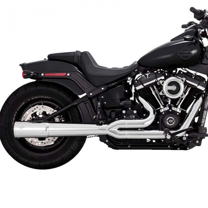 [해외]VANCE + HINES Pro-P Harley Davidson FLDE 1750 ABS Softail Deluxe 107 Ref:17387 비인증된 완전 배기 시스템 9140124647 Chrome