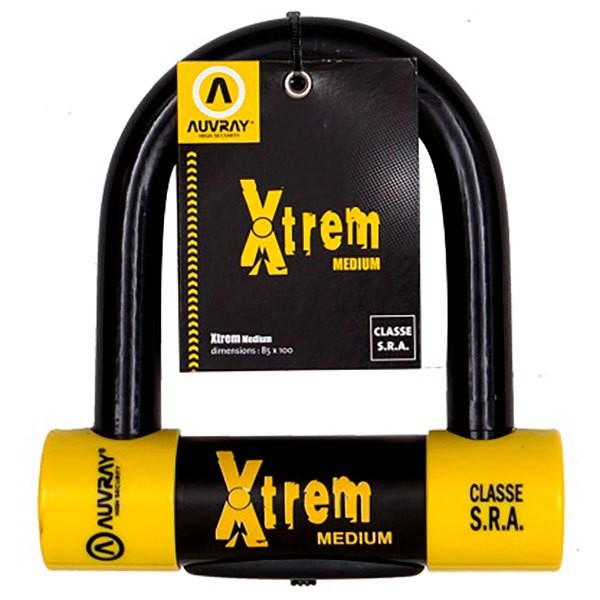 [해외]AUVRAY Xtrem Medium U자물쇠 9137614525 Black / Yellow