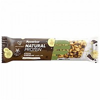 [해외]파워바 내추럴 프로tein 40g 18 단위 바나나 그리고 초콜릿 비건 바 상자 4139987900 Brown
