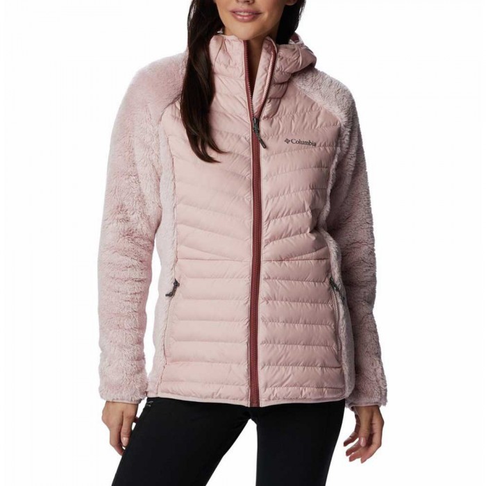 [해외]컬럼비아 Powder Lite™ Sherpa Hybrid 지퍼 플리스 4140117600 Dusty Pink