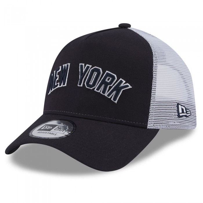 [해외]뉴에라 팀 Script New York Yankees 트럭 운전사 모자 139860898 Navy