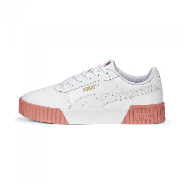 [해외]푸마 Carina 2.0 운동화 139876105 White / Hibiscus Flower / Puma Gold