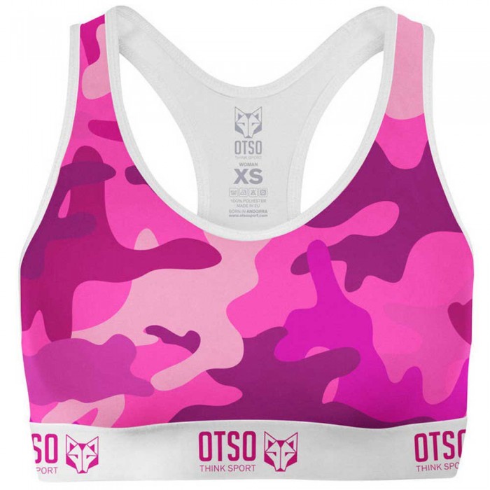 [해외]OTSO 스포츠 브라 139235946 Camo Pink