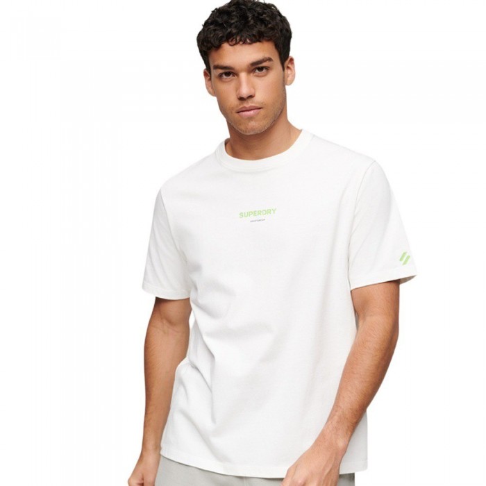 [해외]슈퍼드라이 Code Sportswear 반팔 티셔츠 139691266 Brilliant White