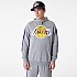 [해외]뉴에라 NBA Colour Block OS Los Angeles Lakers 후드티 139860584 Grey Med