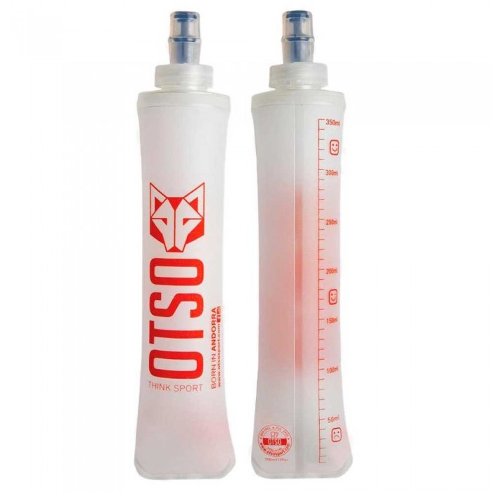 [해외]OTSO 작은 모자 Logo 350ml 소프트플라스크 6137938155 White / Orange