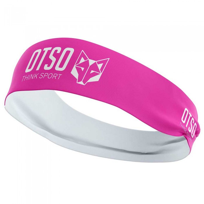 [해외]OTSO 헤드밴드 6137938042 Fluo Pink / White