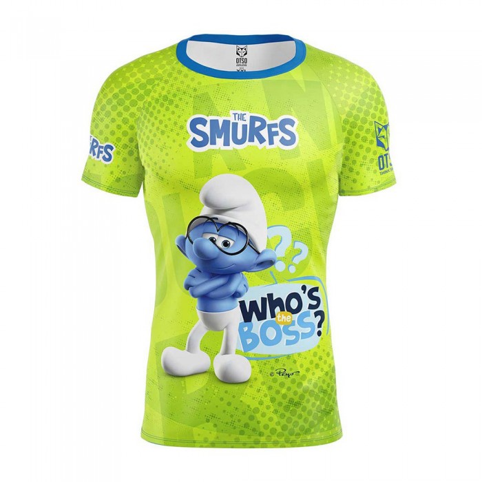 [해외]OTSO Smurfs Boss 반팔 티셔츠 6139974433 Green