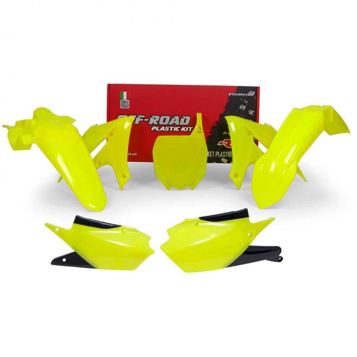 [해외]RTECH Yamaha YZ 450 2018 오토바이 플라스틱 키트 9136858113 Neon Yellow