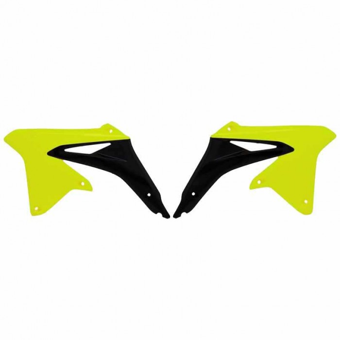 [해외]RTECH 라디에이터 슈라우드 Suzuki RM-Z 450/RMX-Z 450 9137190460 Black / Neon Yellow