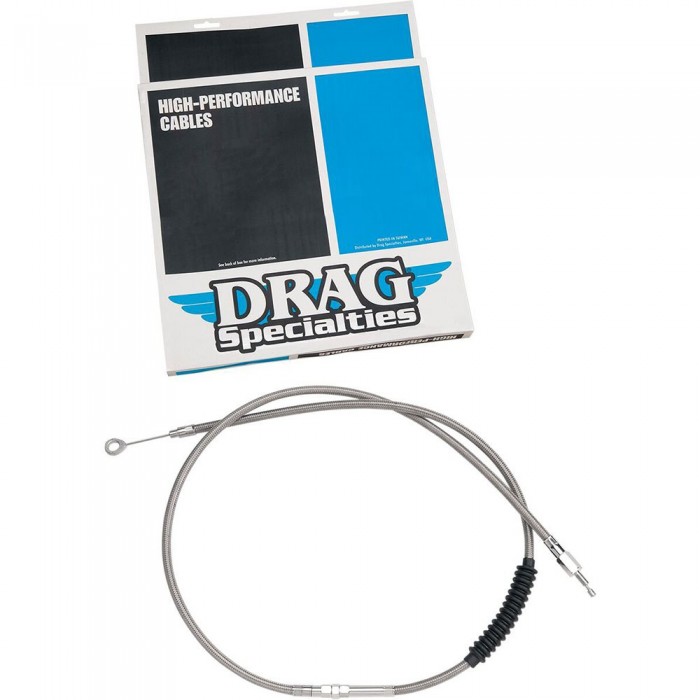 [해외]DRAG SPECIALTIES 7/8´´ 5321600HE 클러치 케이블 9140143730 Stainless Steel