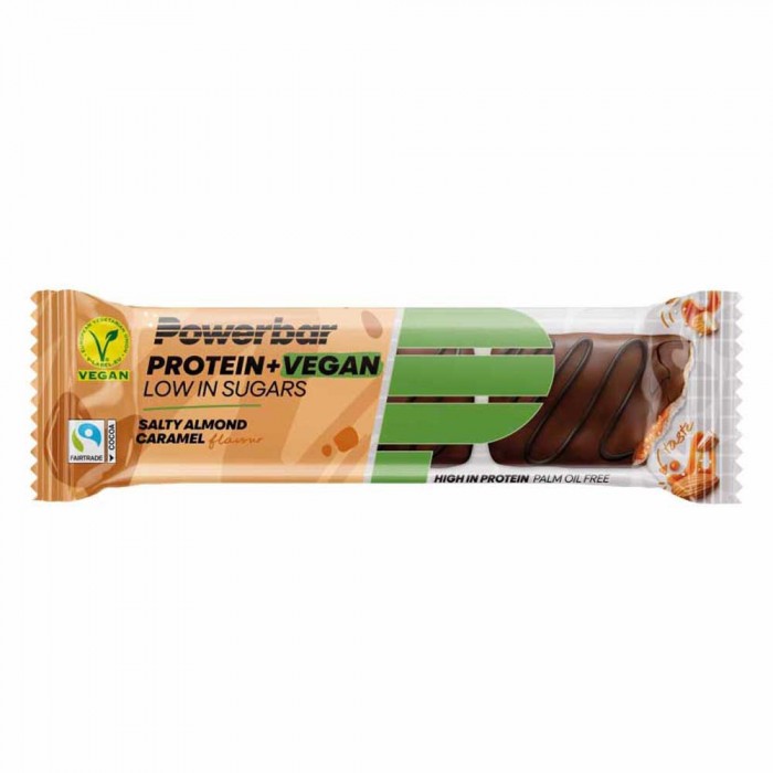 [해외]파워바 짭짤한 아몬드와 캐러멜 ProteinPlus + Vegan 42g 단백질 술집 4140078980 White / Green