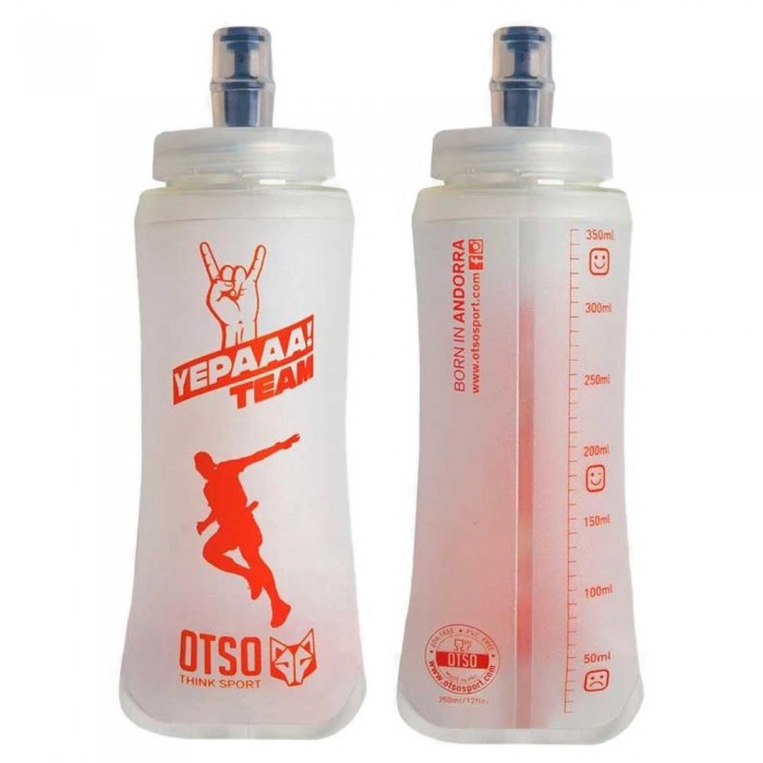 [해외]OTSO 빅모자 Yepaaa 팀 350ml 소프트플라스크 4137938158 White / Orange