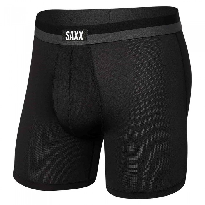 [해외]SAXX 언더웨어 Sport Mesh Fly 복서 브리프 4137146331 Black