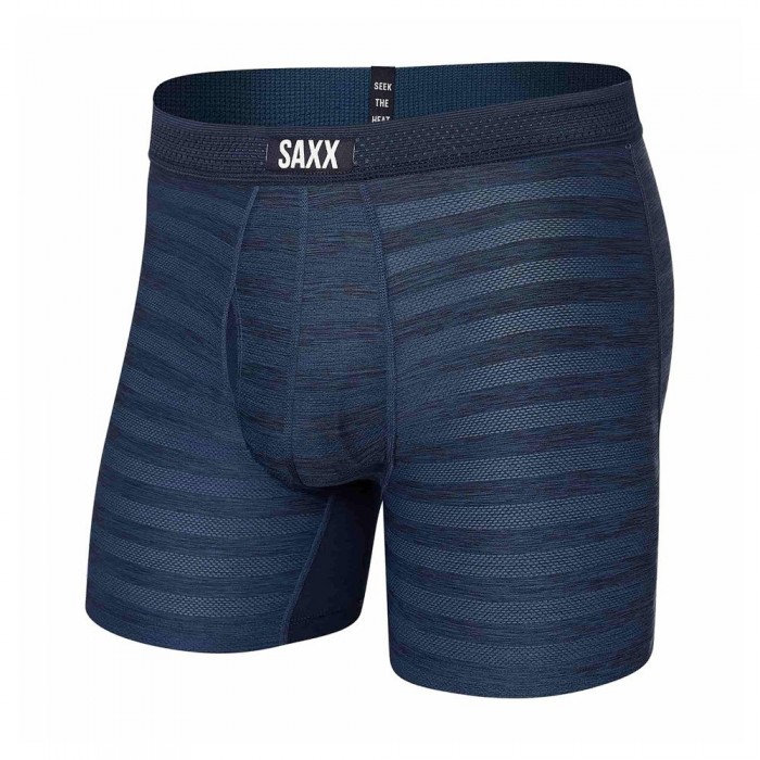 [해외]SAXX 언더웨어 Hot Fly 복서 브리프 4137912787 Dark Denim Heather