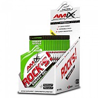 [해외]AMIX 카페인 함유 Rock´s 32g 20 단위 녹색 사과 에너지 젤 상자 1137381286